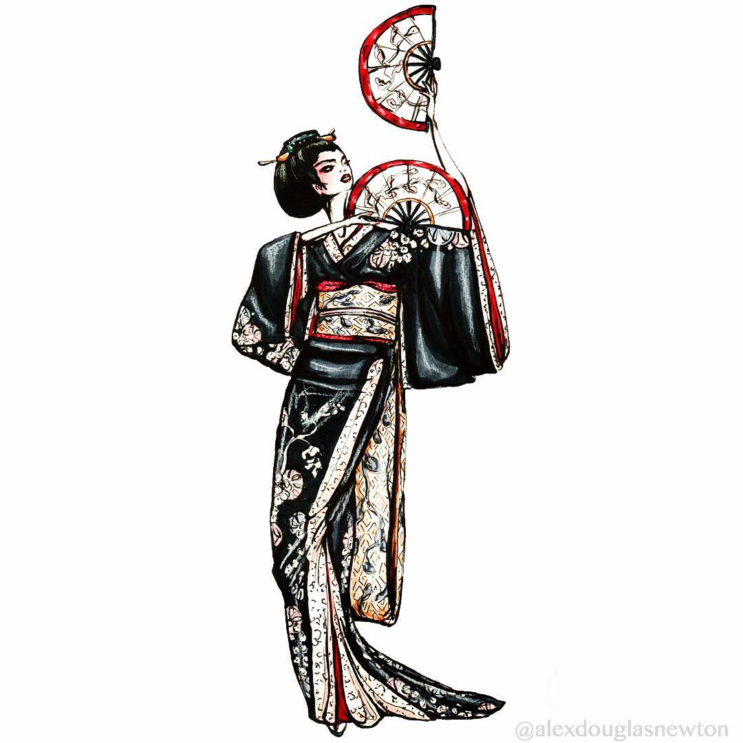 Customer wearing Sumo Vintage